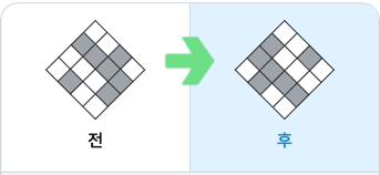 도형 회전하기 2라운드 제시되는 도형 예시 이미지